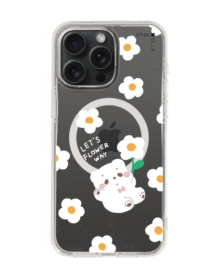 เคสใส iphone 15 pro max magsafe bearplease daisy