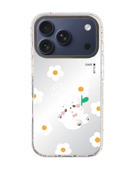 เคสกระจกใส iphone 17 pro mirror magsafe bearplease daisy