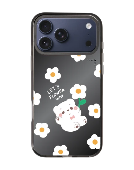 เคสกระจกดำ iphone 17 pro max mirror magsafe bearplease daisy