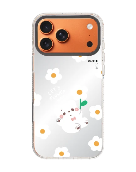 เคสกระจกใส iphone 17 pro max mirror magsafe bearplease daisy