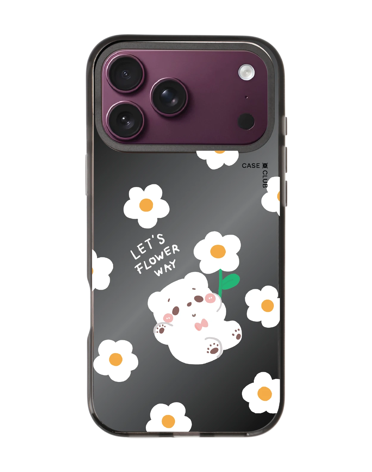 iphone 18 pro max black mirror magsafe bearplease daisy
