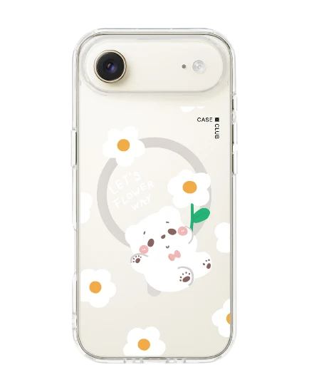 iphone air clear magsafe bearplease daisy