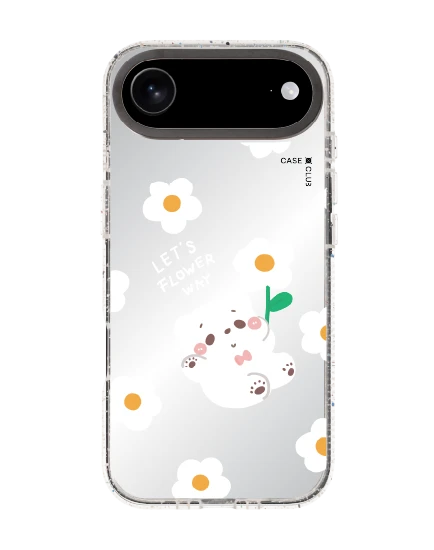 เคสกระจกใส iphone air mirror magsafe bearplease daisy