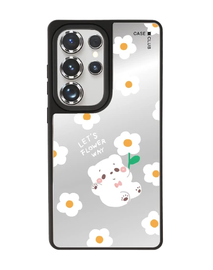 samsung s25 ultra matte mirror magsafe bearplease daisy