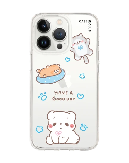 iphone 13 pro clear case bearplease have a good day