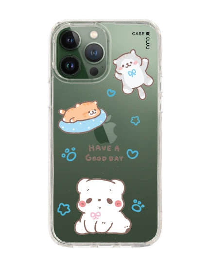 เคสใส iphone 13 pro max bearplease have a good day