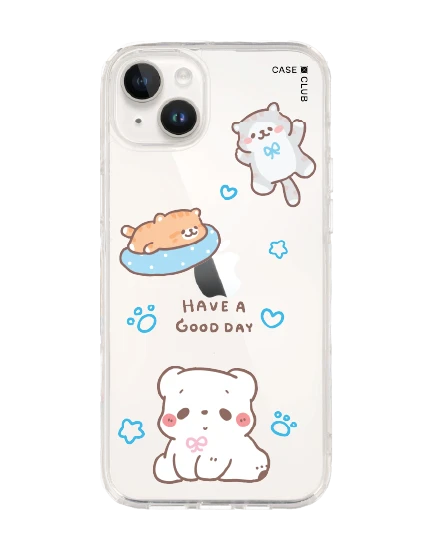 iphone 14 plus clear case bearplease have a good day