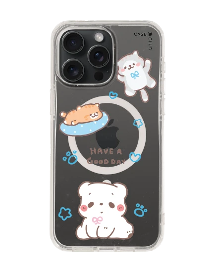 เคสใส iphone 15 pro max magsafe bearplease have a good day