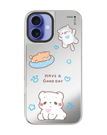 เคสกระจก iphone 16 plus magsafe bearplease have a good day