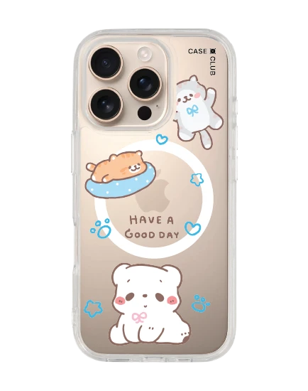 เคสใส iphone 16 pro magsafe bearplease have a good day