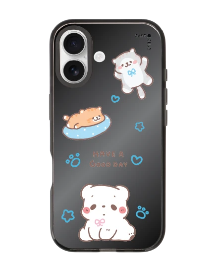 เคสกระจกดำ iphone 17 mirror magsafe bearplease have a good day