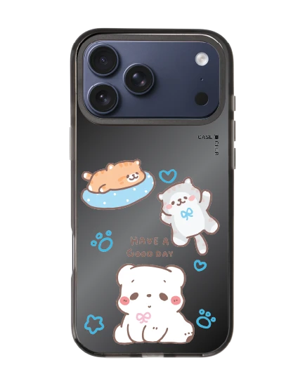 เคสกระจกดำ iphone 17 pro max mirror magsafe bearplease have a good day