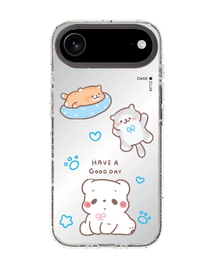 เคสกระจกใส iphone air mirror magsafe bearplease have a good day