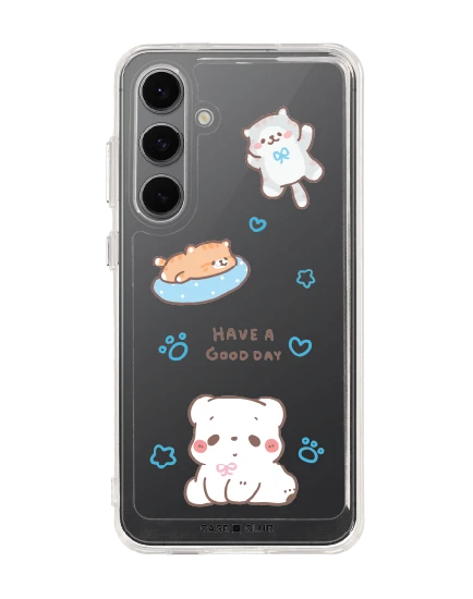 samsung galaxy s24 fe clear case bearplease have a good day