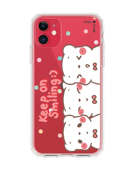 เคสใส iphone 11 bearplease trio