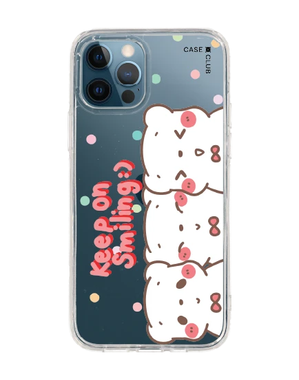 เคสใส iphone 12/12 pro bearplease trio