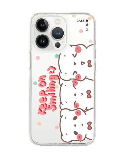 iphone 13 pro clear case bearplease trio