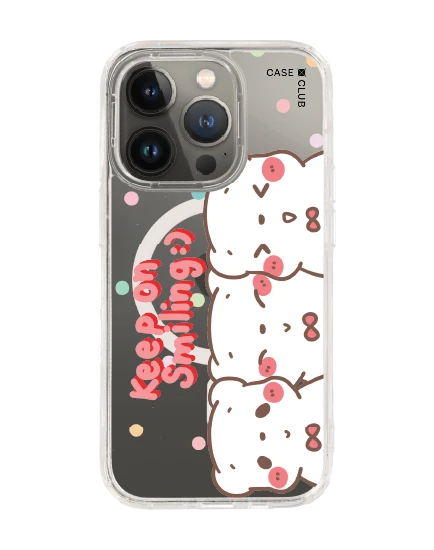 iphone 14 pro clear magsafe bearplease trio