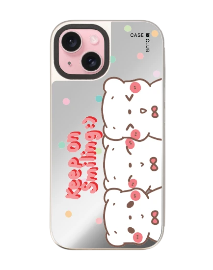 เคสกระจก iphone 15 magsafe bearplease trio
