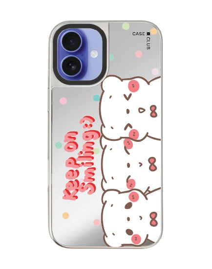 เคสกระจก iphone 16 plus magsafe bearplease trio