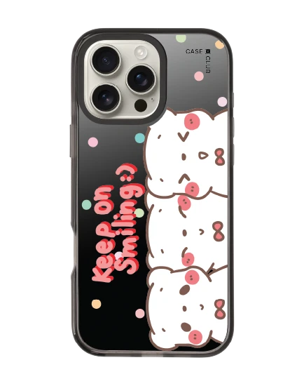 iphone 16 pro max black mirror magsafe bearplease trio