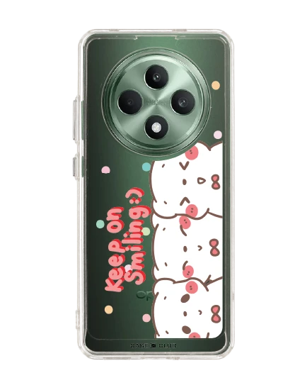 oppo reno 12f clear case bearplease trio