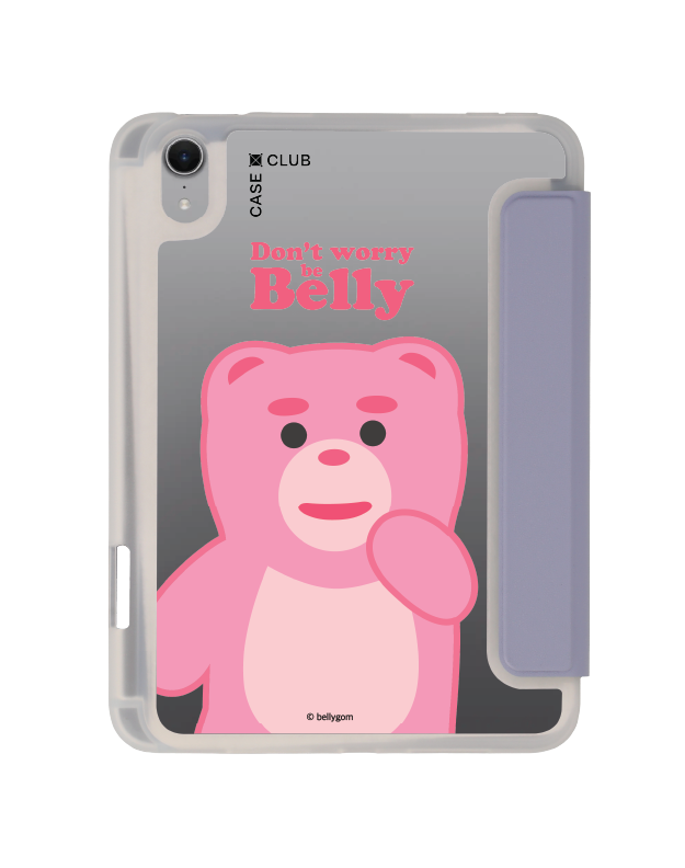 เคสใส ipad mini 7 สีม่วง bellygom character