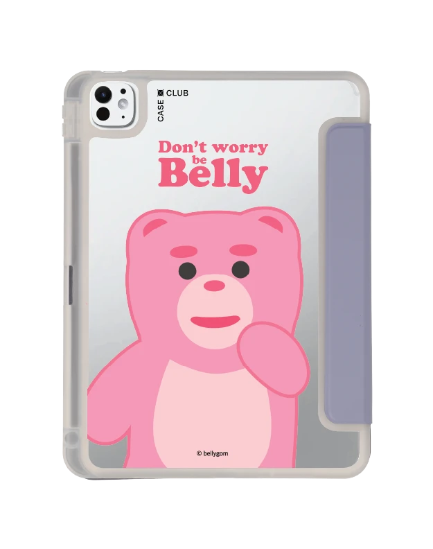เคสใส ipad pro 11 สีม่วง น้องหมี bellygom character
