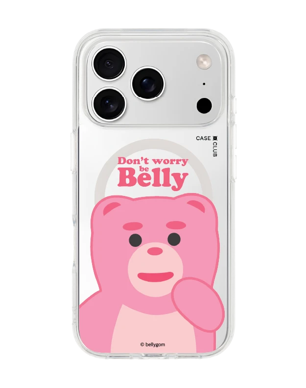 iphone 17 pro clear magsafe bellygom character