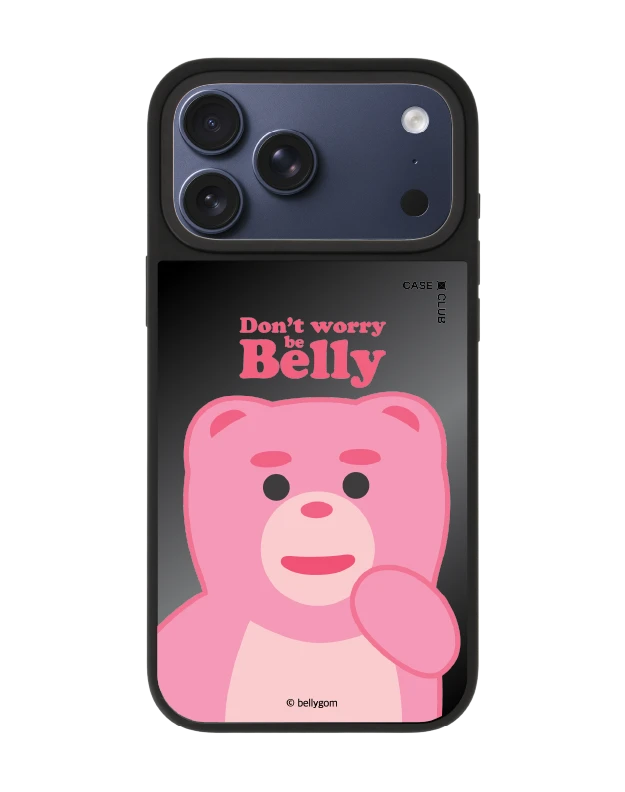 เคสกระจก iphone 17 pro max matte magsafe น้องหมี bellygom character