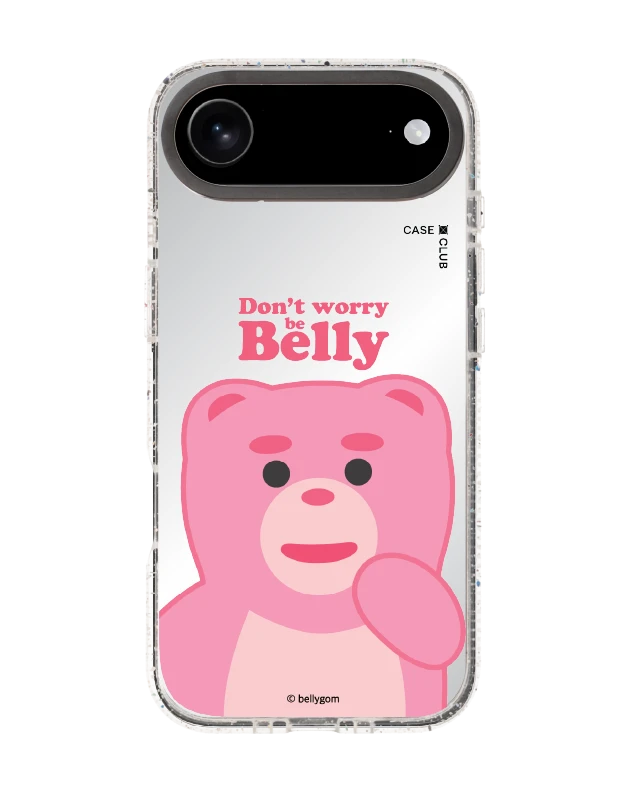 เคสกระจกใส iphone air mirror magsafe น้องหมี bellygom character