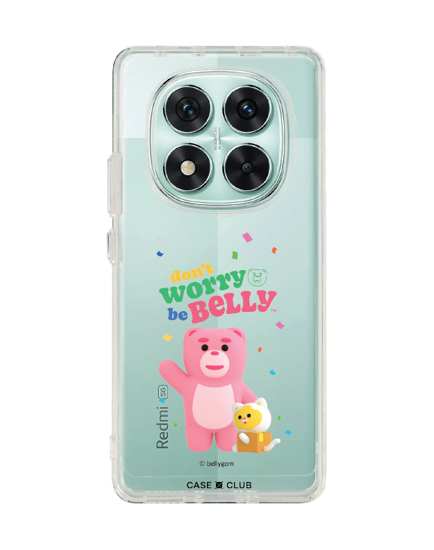เคสใส redmi note 14 pro bellygom go-cat don't worry be belly