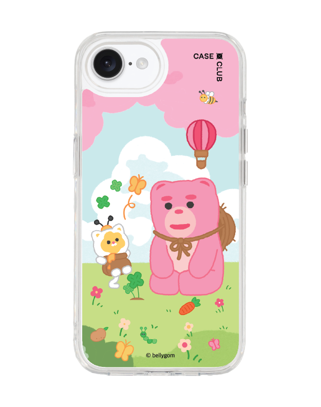 iphone 16e clear case magsafe bellygom go-cat spring