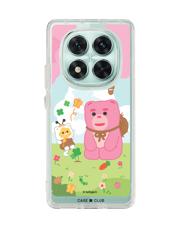 เคสใส redmi note 14 pro น้องหมี bellygom ในฤดูใบไม้ผลิ