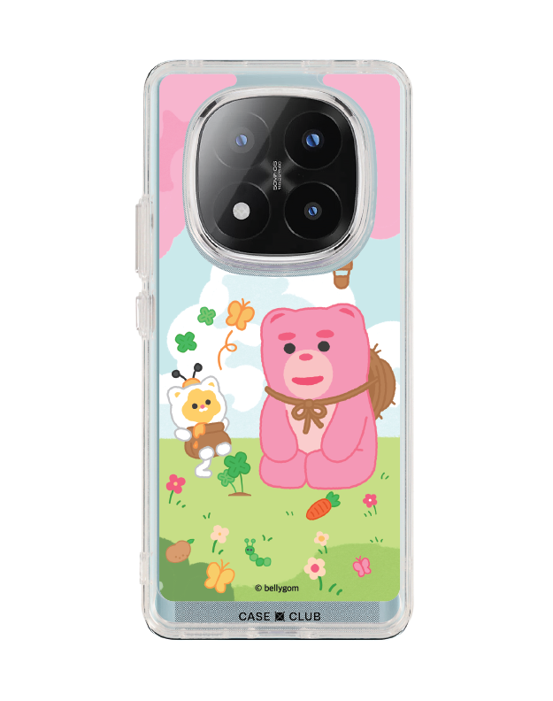 เคสใส redmi note 14 pro plus น้องหมี bellygom ในฤดูใบไม้ผลิ