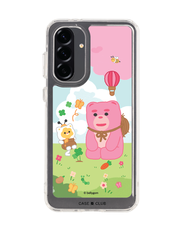 เคสใส samsung galaxy a56 น้องหมี bellygom ในฤดูใบไม้ผลิ
