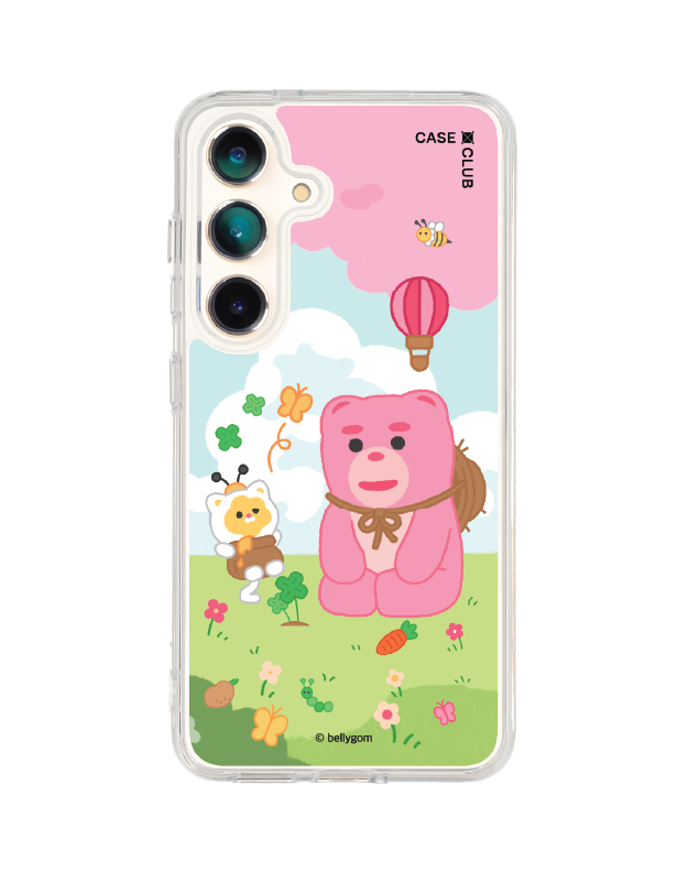 เคสใส samsung galaxy s25 magsafe น้องหมี bellygom ในฤดูใบไม้ผลิ