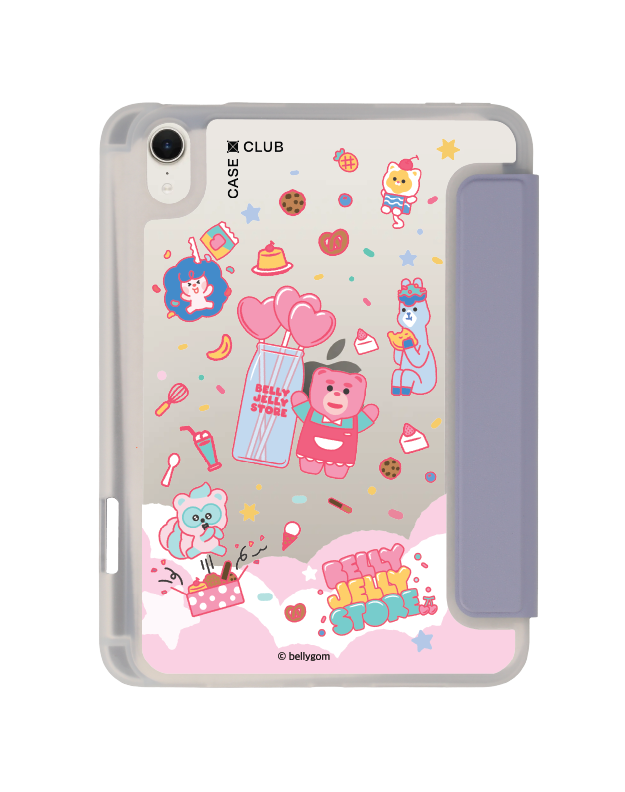 เคสใส ipad mini 7 สีม่วง bellygom jelly store