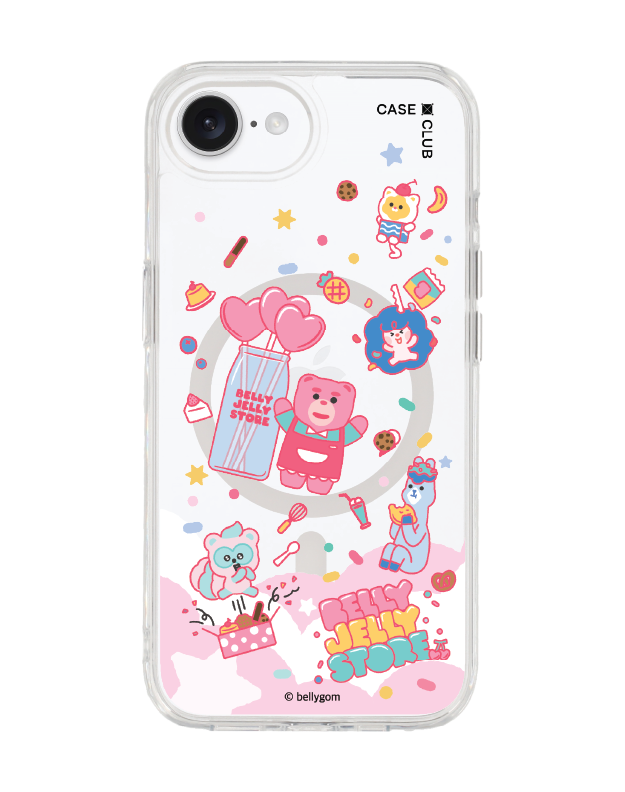 iphone 16e clear case magsafe bellygom jelly store