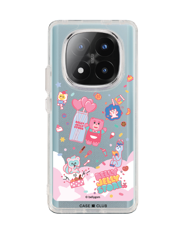 เคสใส redmi note 14 pro plus น้องหมี bellygom ในดินแดนขนมหวาน