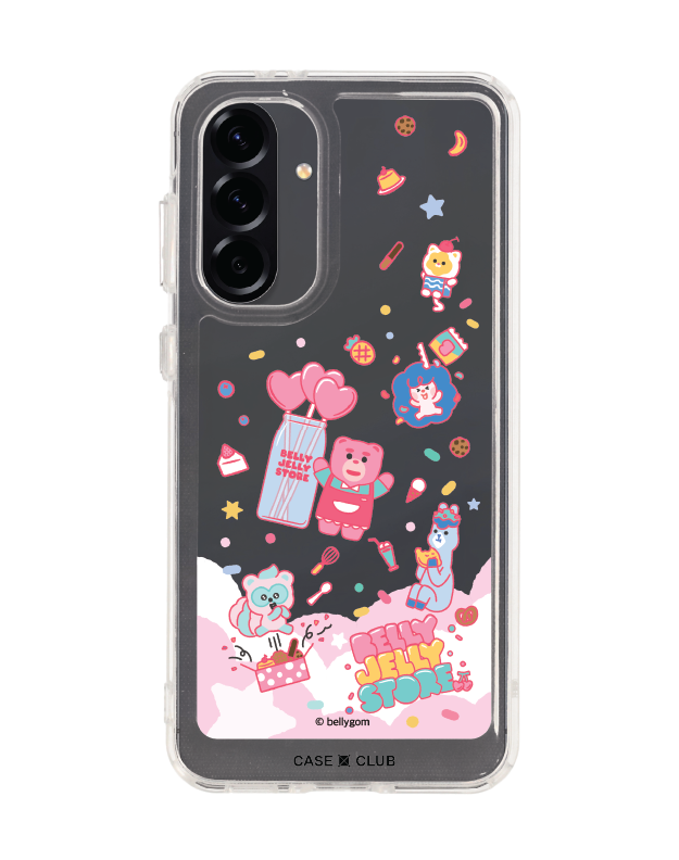 เคสใส samsung galaxy a56 น้องหมี bellygom ในดินแดนขนมหวาน