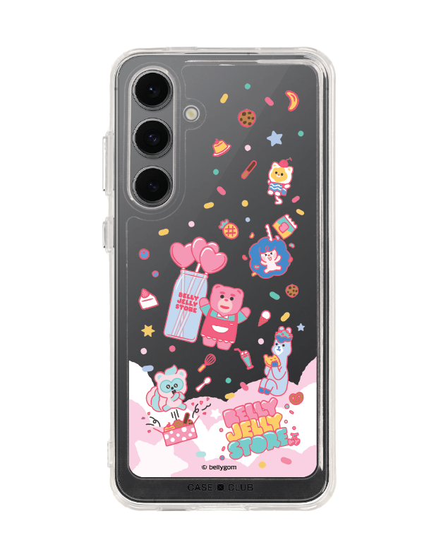 เคสใส samsung s24 fe น้องหมี bellygom ในดินแดนขนมหวาน