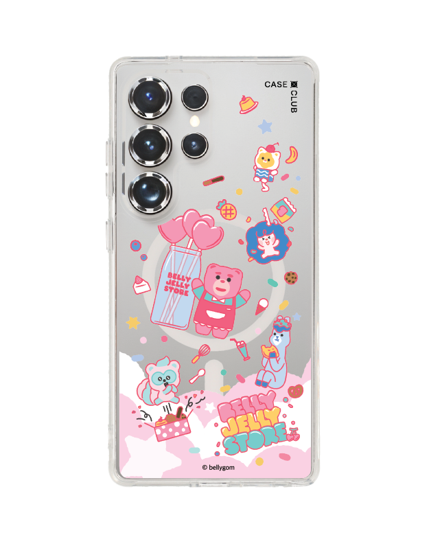 เคสใส samsung galaxy s25 ultra magsafe น้องหมี bellygom ในดินแดนขนมหวาน