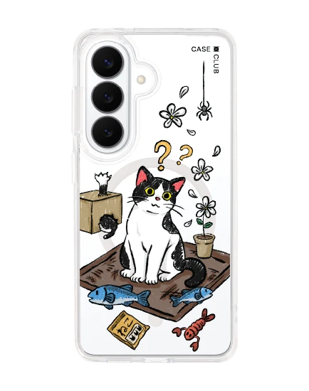 เคสใส samsung galaxy s26 clear magsafe แมวเหมียว 2 สี