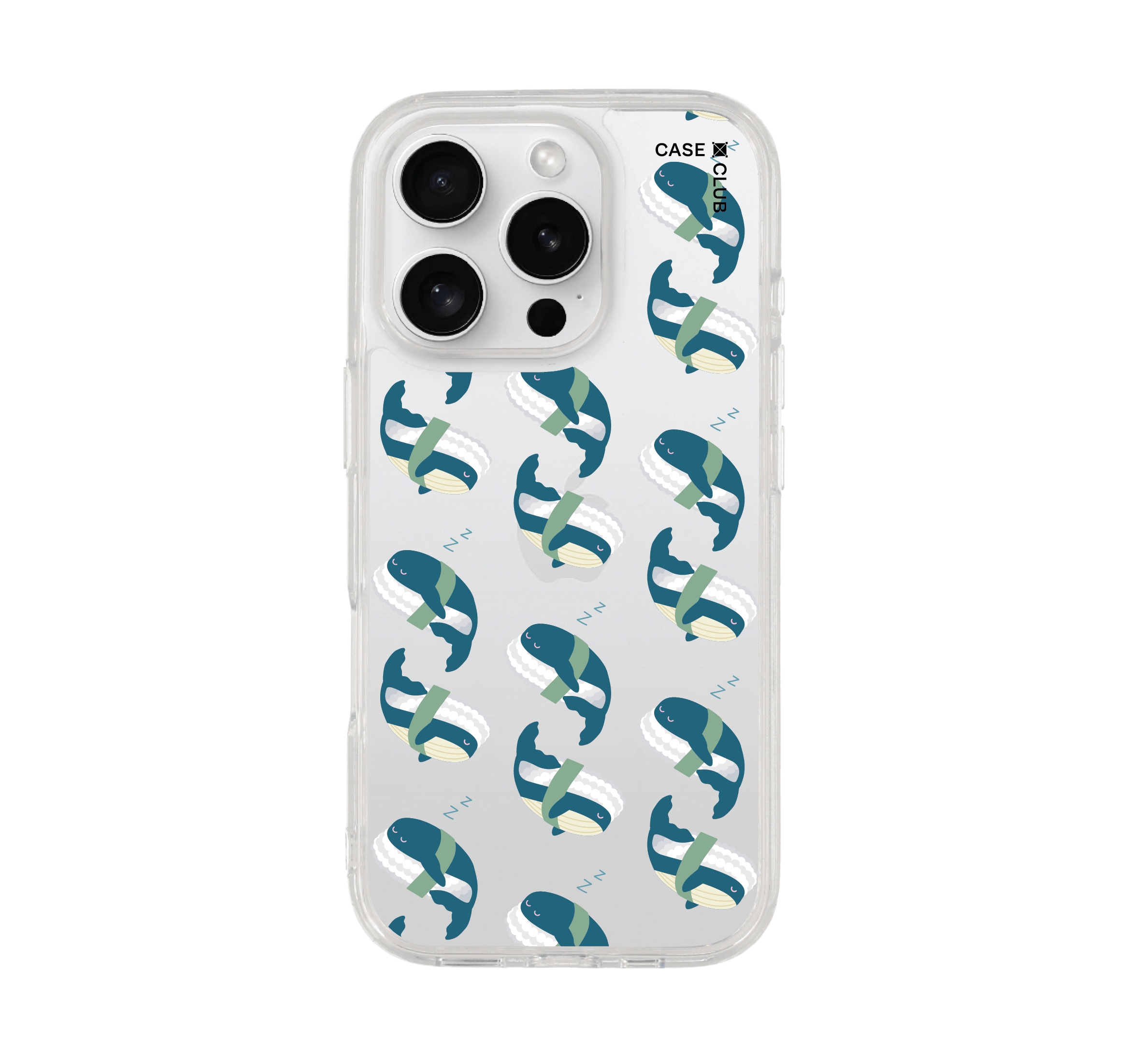 เคสใส iphone 16 pro ซูชิวาฬบิ๊ก