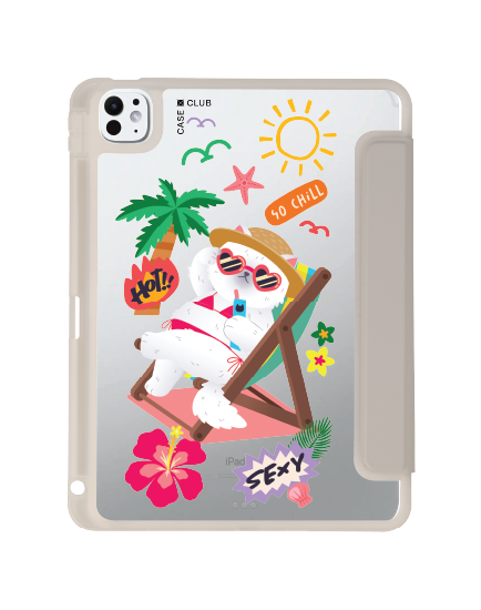 เคสใส ipad pro 11 สีเทา แมวบิกินี่