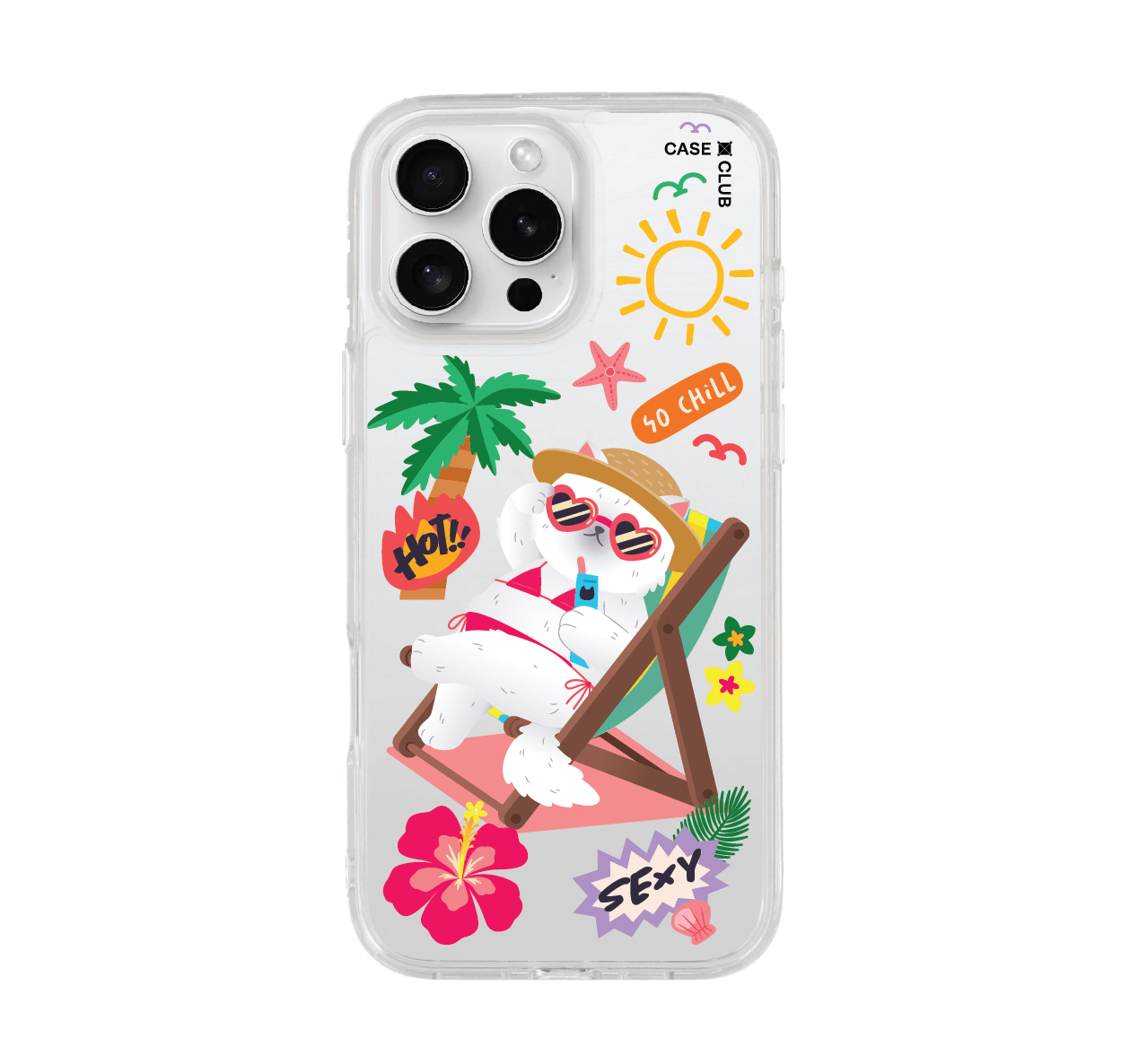 เคสใส iPhone 16 Pro Max แมวบิกินี่