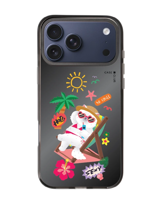 เคสกระจกดำ iphone 17 pro max mirror magsafe น้องเหมียวบิกินี่สุดแซ่บ