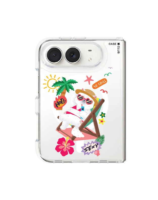 iphone duo clear magsafe bikini cat