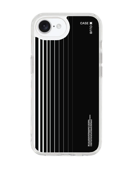 เคสใส iphone 16e magsafe เส้นแนวตั้งขาวดำ
